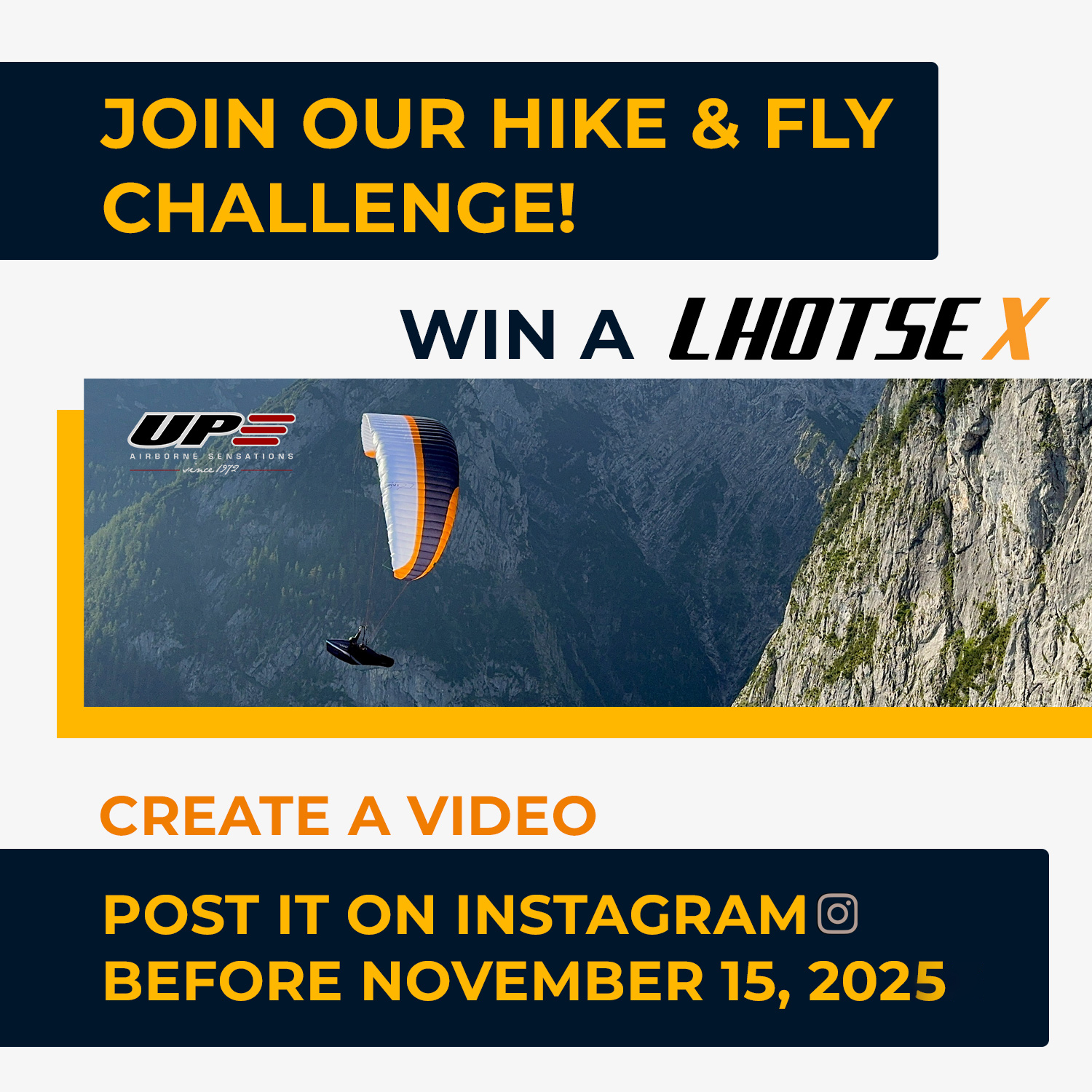 UP Hike&Fly Video-Contest – Win a UP Lhotse X!