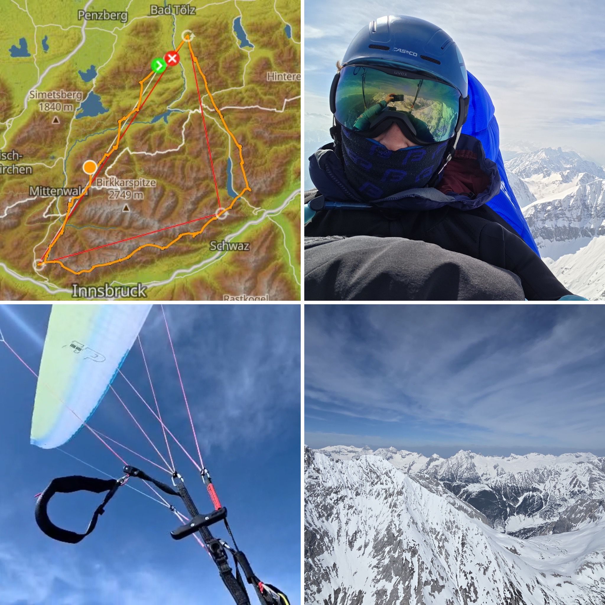 Frühes Karwendeldreieck mit dem MERU 2 (EN/LTF D)